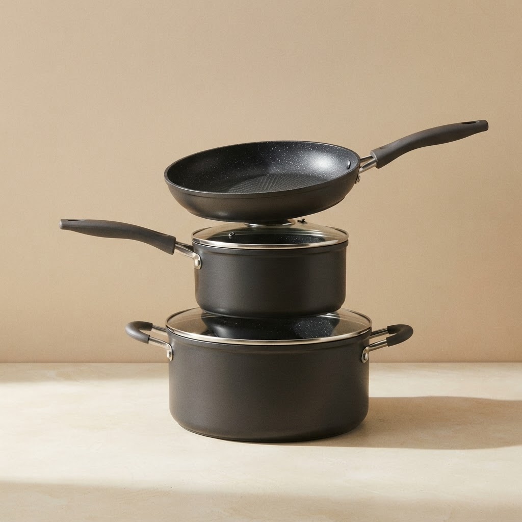 12-piece non-stick cookware set