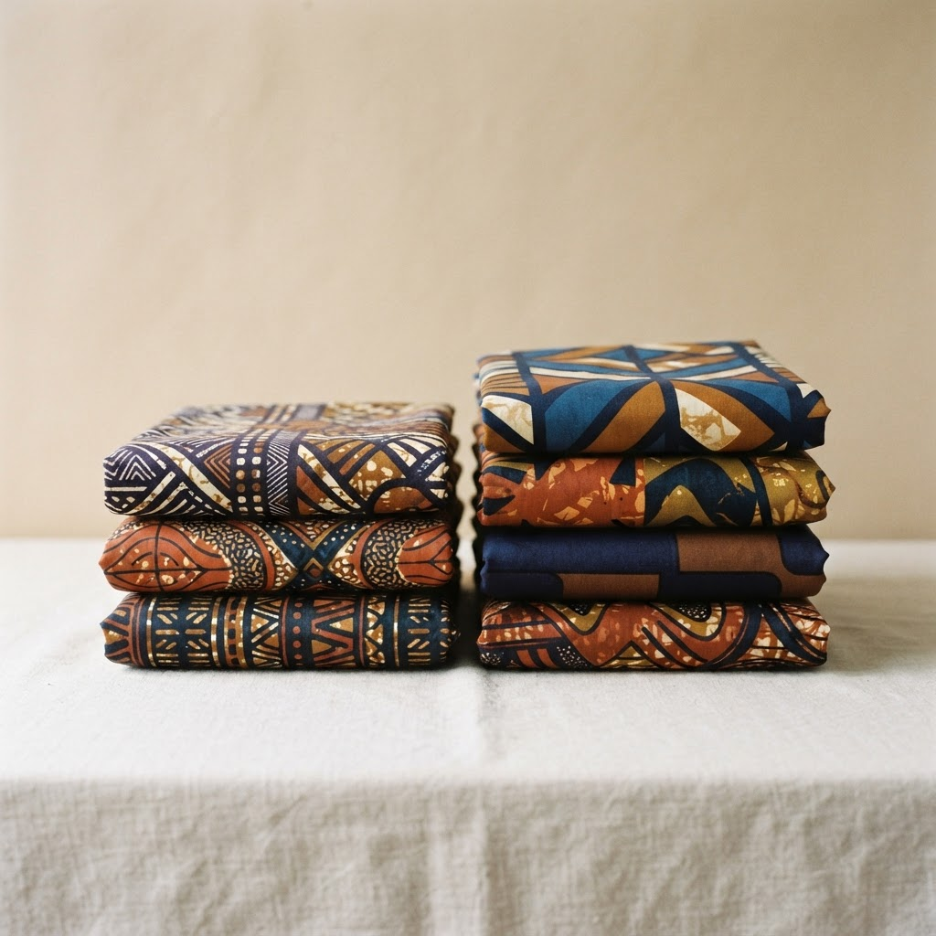 Wax print cotton, 6 yards